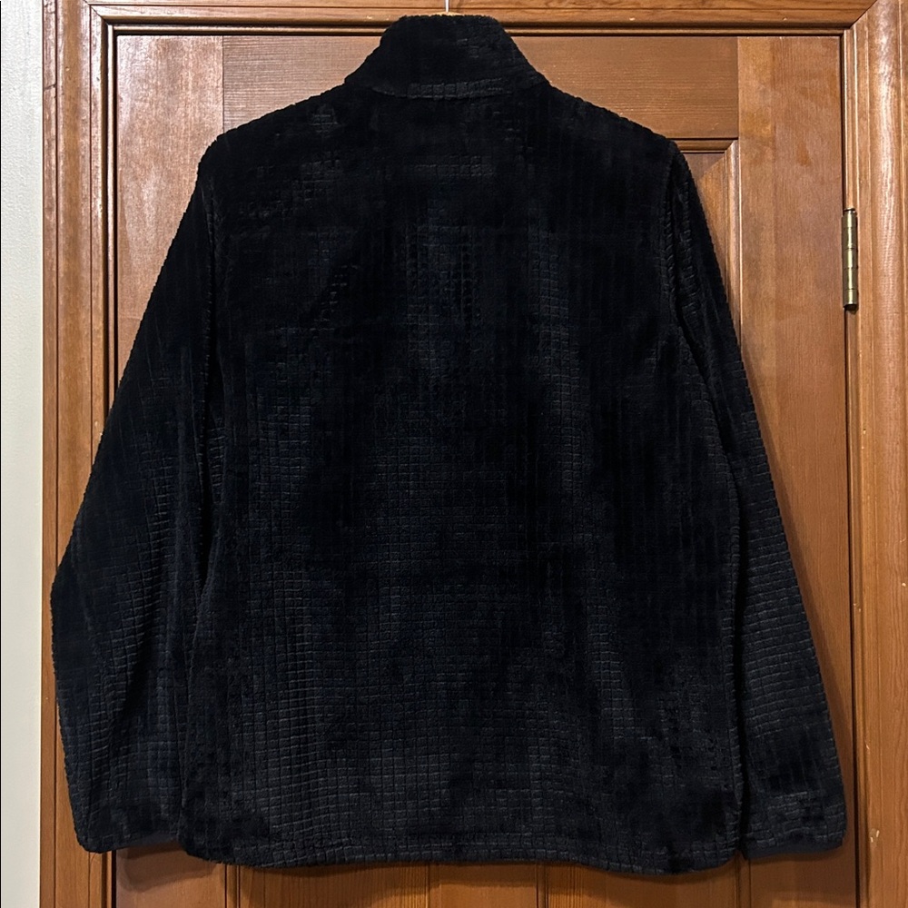 Orvis Womens Mesa Fleece Quarter Snap large in black - Picture 5 of 6